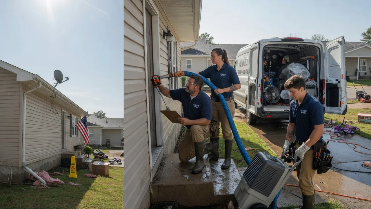 Ceiling Water Damage Restoration in Canaan, ME near me